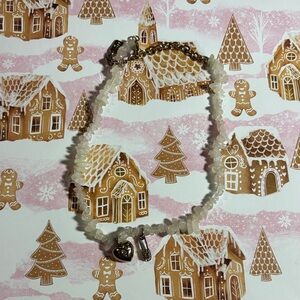 Coach quartz Bracelet with Heart Charm and lock charm